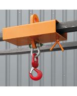 Der Lasthaken ist ein einfaches Stapler-Anbaugerät, wodurch Sie hängende Lasten transportieren können.