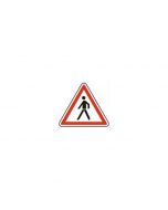 Symboleinsatz "Achtung Fußgänger" für Warnprojektor