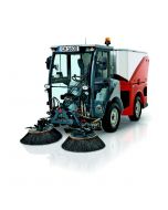 Der Geräteträger Citymaster 1600 mit Kehrfunktion kehrt geräusch- und staubarm.