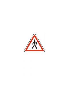 Symboleinsatz "Achtung Fußgänger" für Warnprojektor