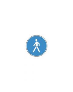 Symboleinsatz "Fußweg" für Warnprojektor