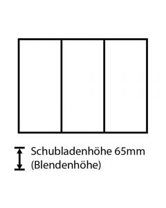 Trennblechsatz Schublade 65 mm (LX-108859)