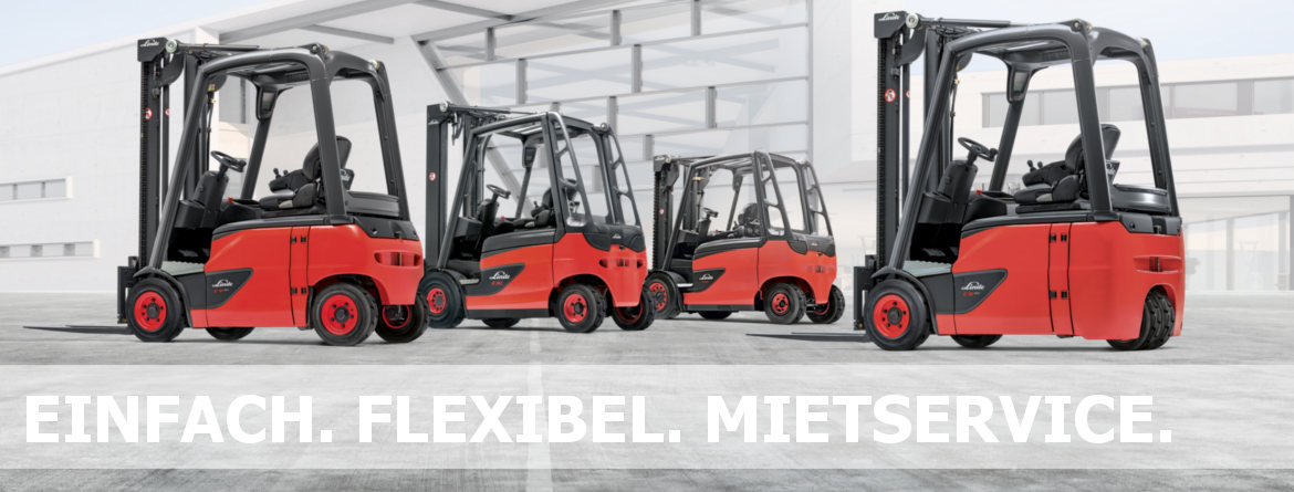 Linde Stapler mieten bei Logistik Xtra